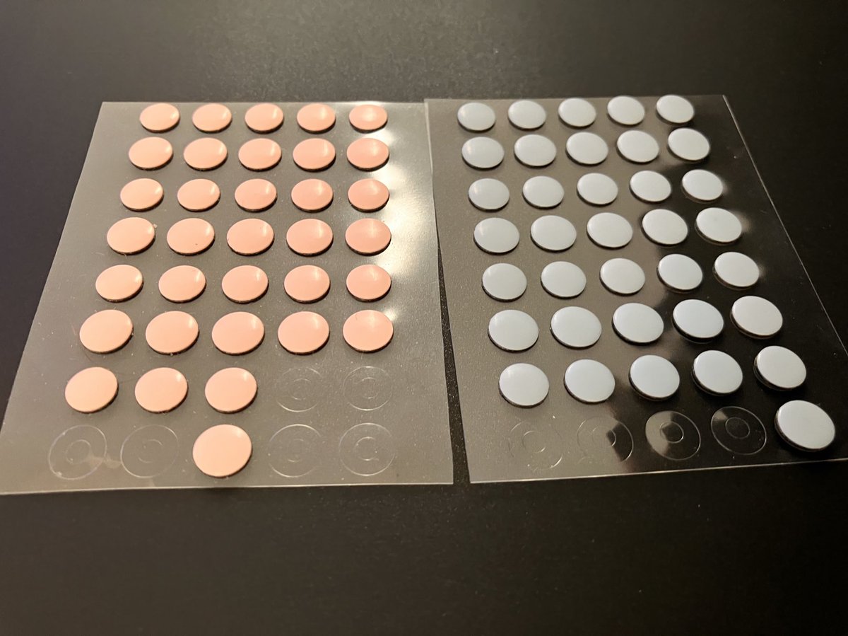 Pink and silver foxes