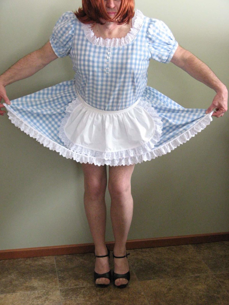 MonkMarr's tweet photo. Sissy Brianne in a dress my wife made with love just for her sissy girl! ❤️ https://t.co/FBuLgIJ9oC