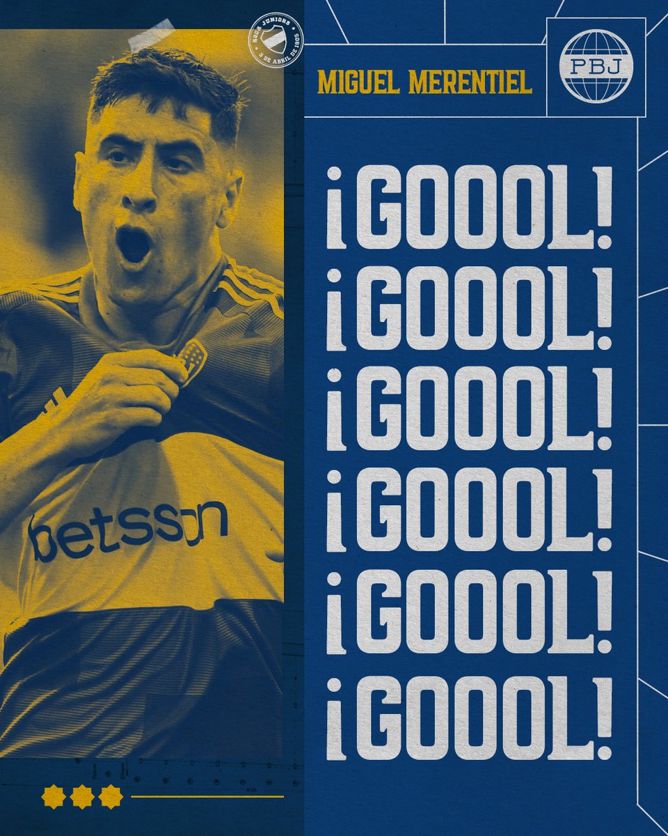 ⏱️ 51’ ST. GOL DE BOCAAAAAAAAAAAAAA. GOL DE MERENTIEL.

Estudiantes 1-2 #Boca
