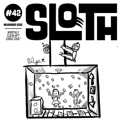 I have just collected "Sloth #42 - November 2025" by <a href="/slothzine/">Sloth 🦥</a> on <a href="/objktcom/">objkt</a> objkt.com/tokens/KT1RJ6P…