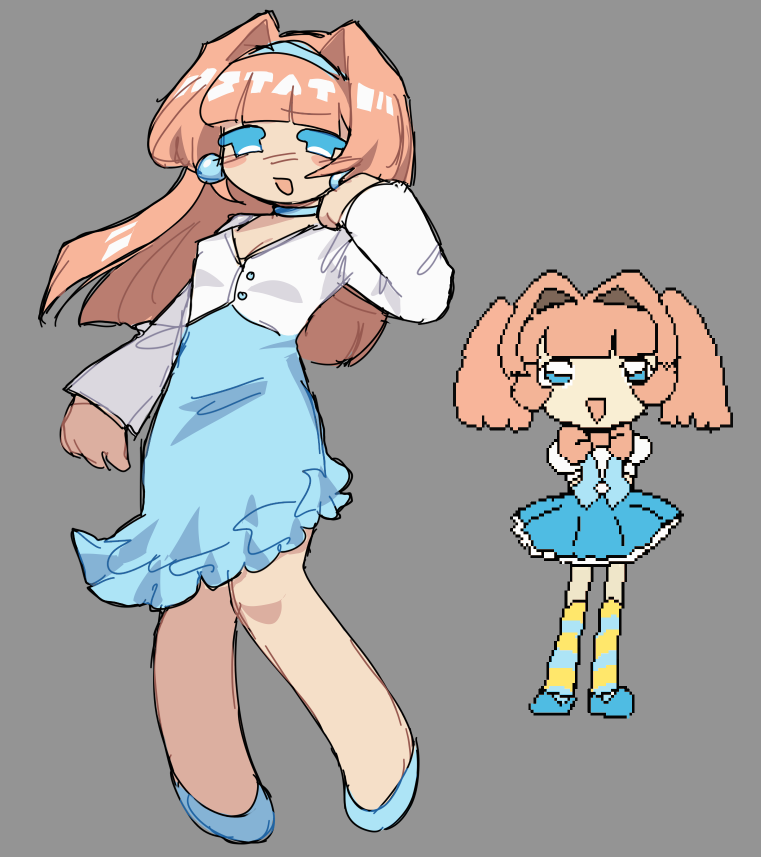 lusans_'s tweet image. Stat in an outfit I came up with in my head for her

#Regretevator