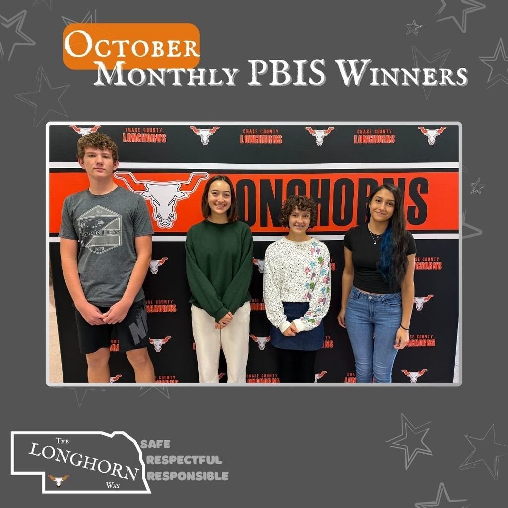 Congratulations to our PBIS Winners announced last week! These students continue to lead with positivity, showing what it means to be respectful, responsible, and safe every day. Way to make our school a better place!
