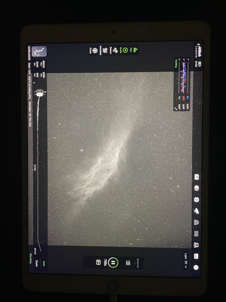 You can never get enough Ha 😊 NGC 1499 California Nebula #astro #astrophotography