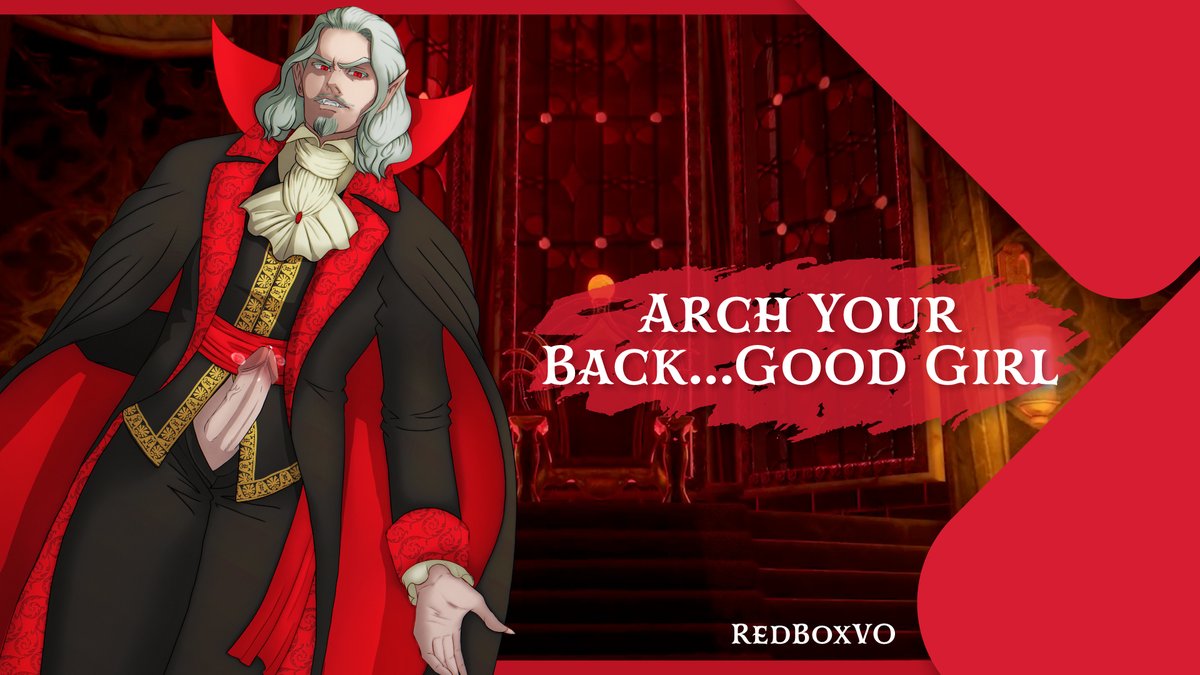 Incase you didn't get a chance to see it before Halloween, the Dracula audio is now public on Patreon and the PH.

Enjoy 😏

Art by <a href="/W0rldbuilder/">Blam! W🌎rldbuilder Cardona</a> 
#asmr18 #NSFWAudio 

pornhub.com/view_video.php…
