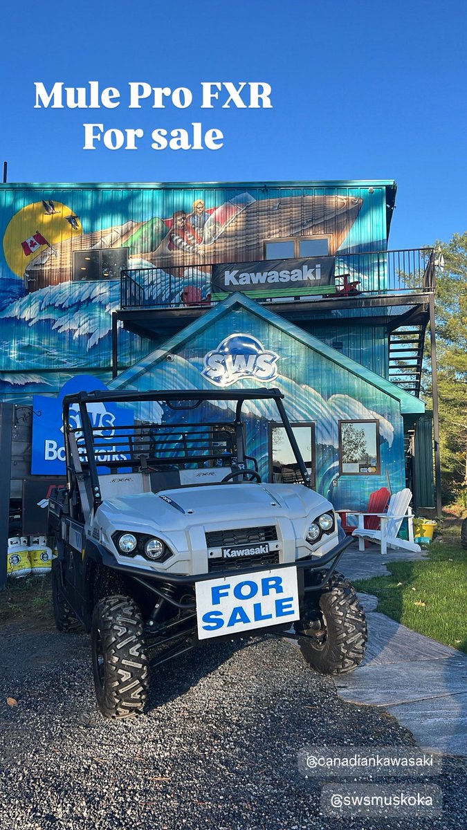 SWSMuskoka's tweet image. We have lots of great #Kawasaki #sidebysides for sale #Muskoka