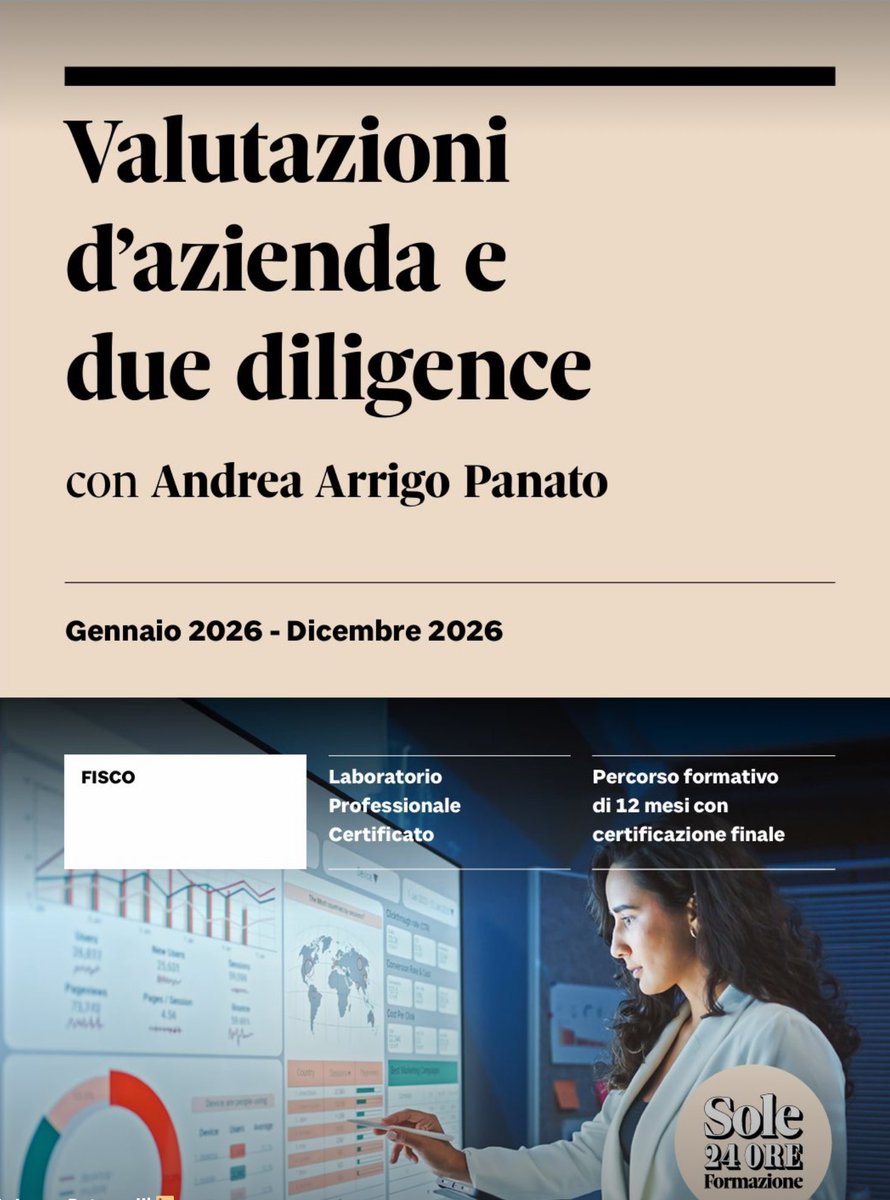 commercialista's tweet photo. #valutazione #sole24ore #ilsole24ore https://t.co/9S5hB4jkne