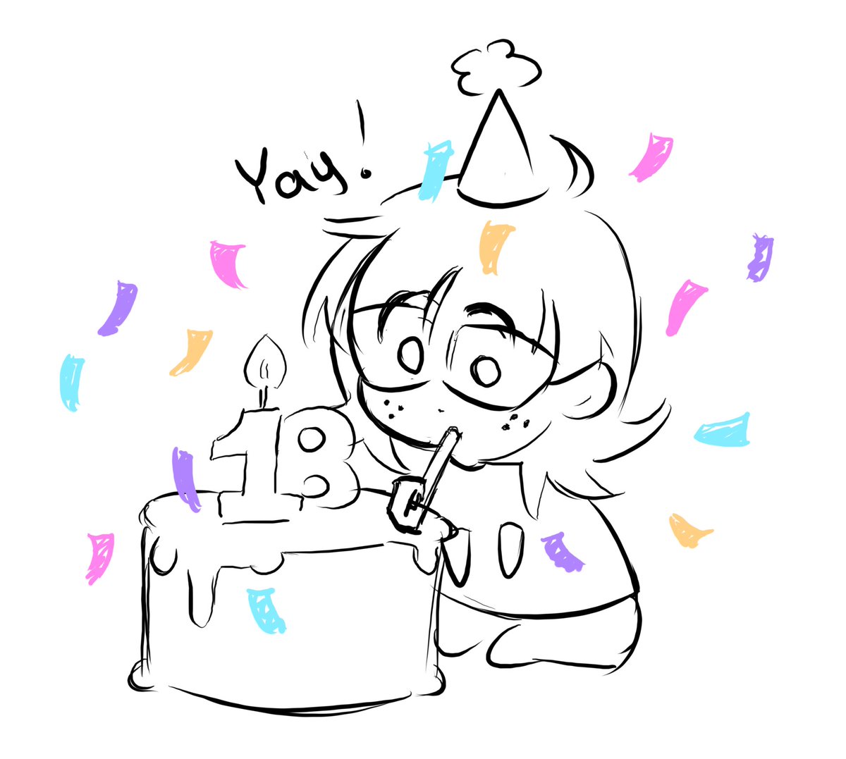 just turned 18 okay bye