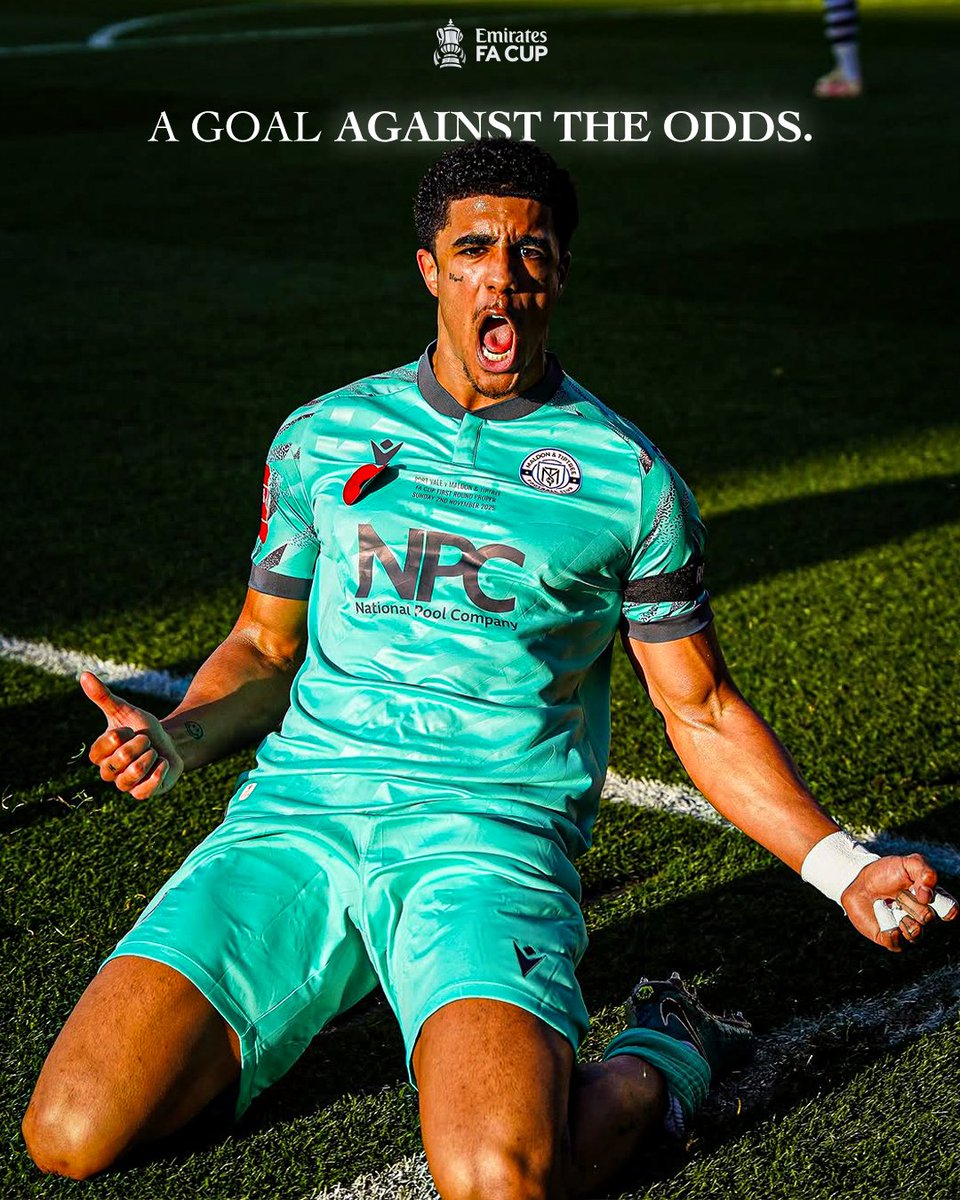 Anisius Lewis' goal for <a href="/MaldonTiptreeFC/">Maldon & Tiptree FC</a> in the #EmiratesFACup first round was a goal against the odds.

Not only did it provide a historic moment for The Jammers as they took the lead against opposition five tiers above, but the story of it's architect is equally as poignant.
