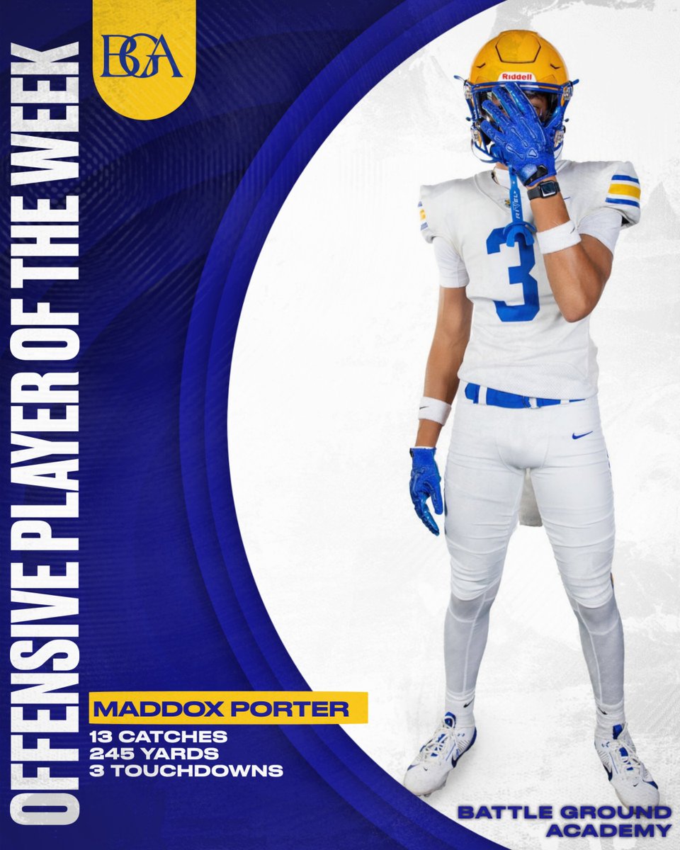 FootballBga's tweet image. Players of the Week for Grace Christian #DiggingForGold