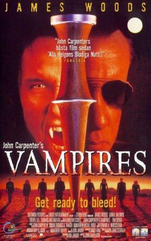 Veient "Vampirs de John Carpenter".  
No sé quantes vegades l'he vista.
M'encanta. 🦇🦇🦇