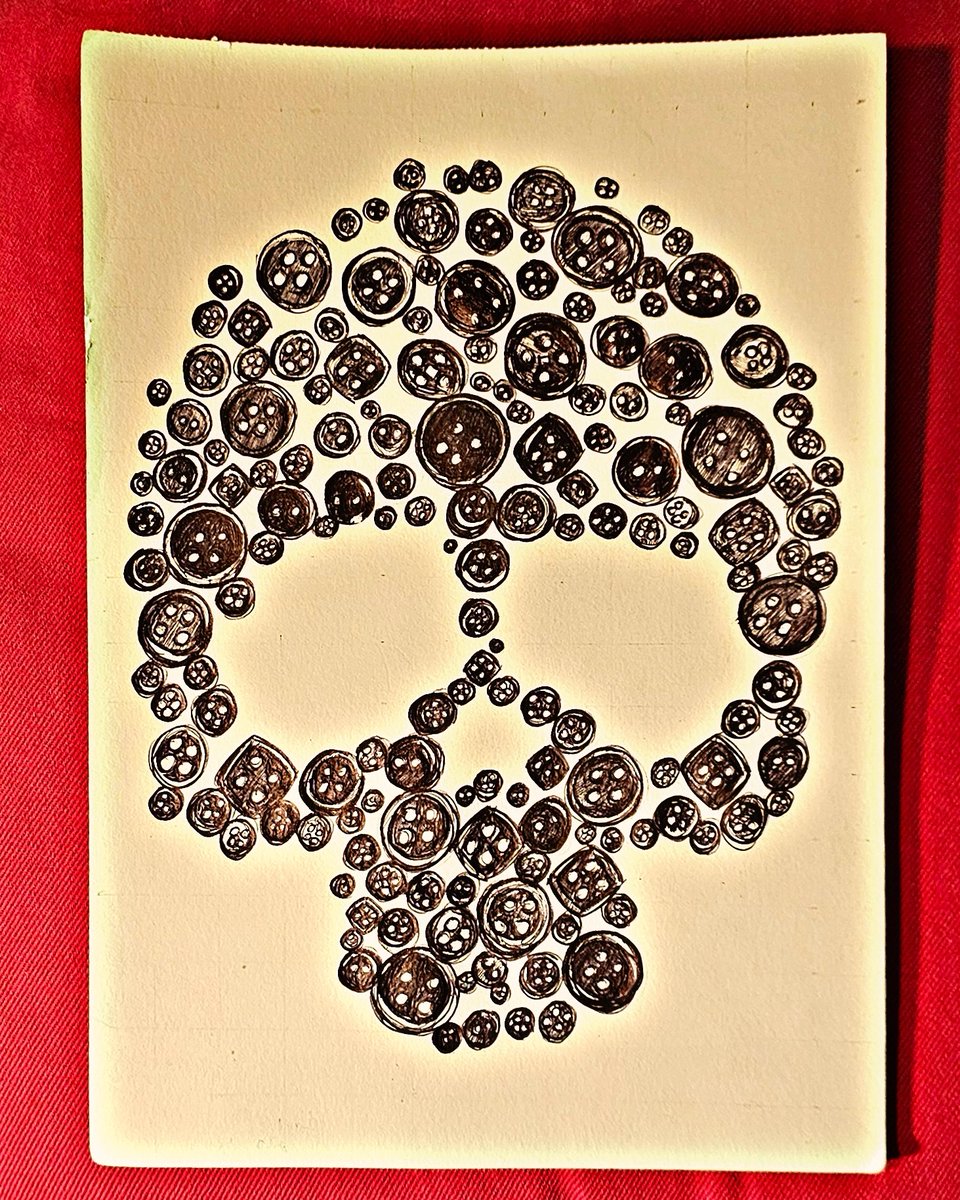 #inktober #inktober2025 #Inktober2025day22 #inktober2025day22button #inktober2025button  #button #bouton #Boutons