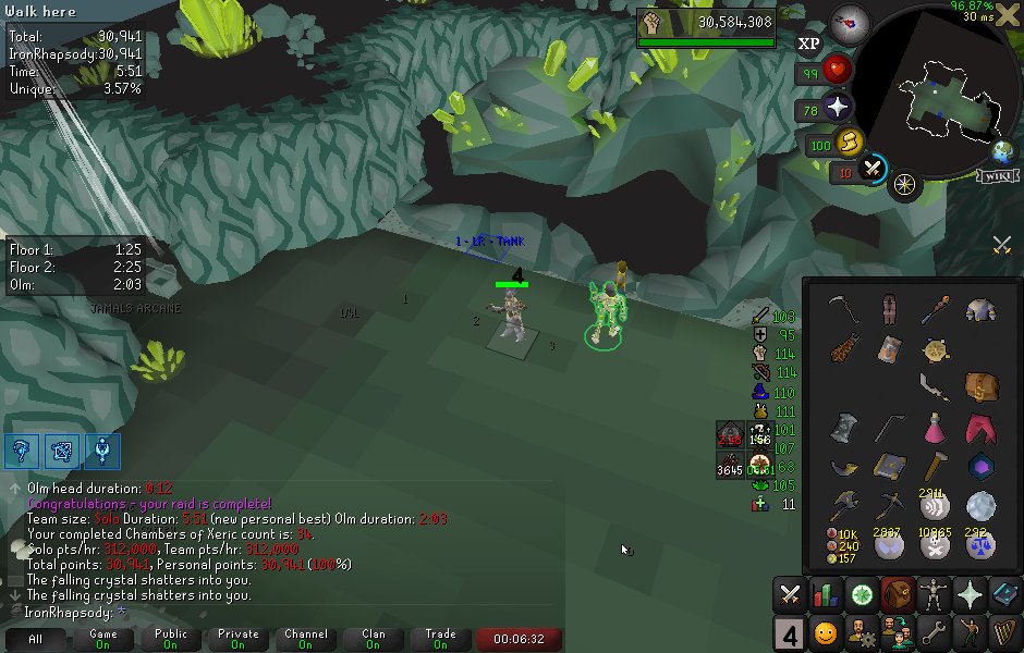 sub 6 min solo chambers (grid master) non-max gear, dont really play gridmaster just heard about the nettle glitch.