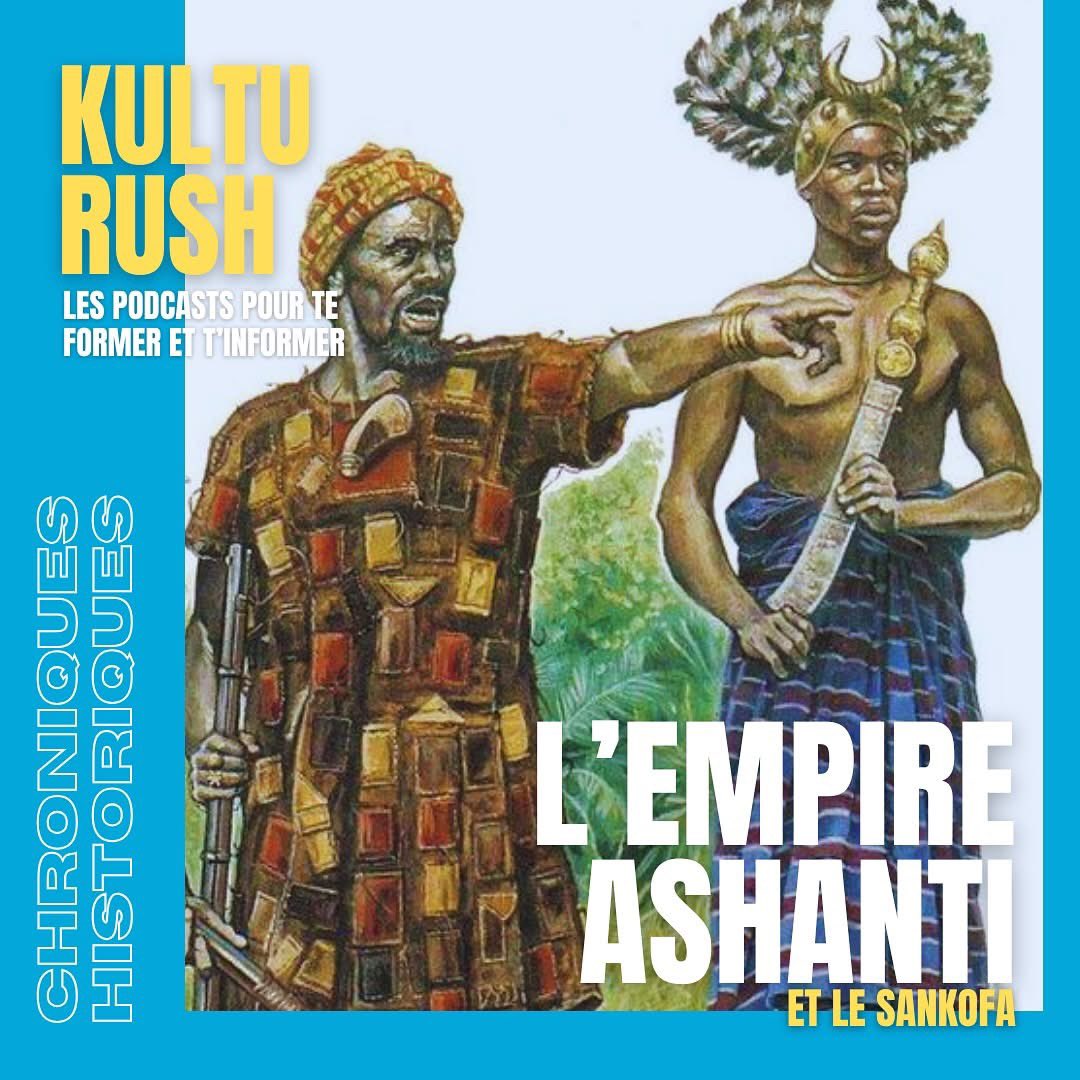 kulturush's tweet photo. Une nouvelle chronique vous attend ce soir sur notre podcast. Prosper Shafali nous parle de l'empire ASHANTI, une civilisation qui s'est affirmé en Afrique de l'Ouest et dont l'héritage demeure jusqu'à aujourd'hui!
RDV sur #applepodcasts pour l'écouter !!
#africa #history https://t.co/5h2kp3pfwi