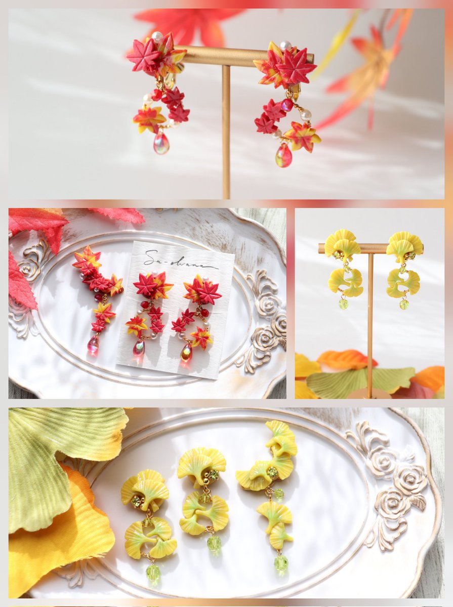 ブタさん&お花ビーズ❁イヤリング  今ならプロフ見るとお得です！❤︎ ブタさん&お花ビーズ❁イヤリング 今ならプロフ見るとお得です！❤︎