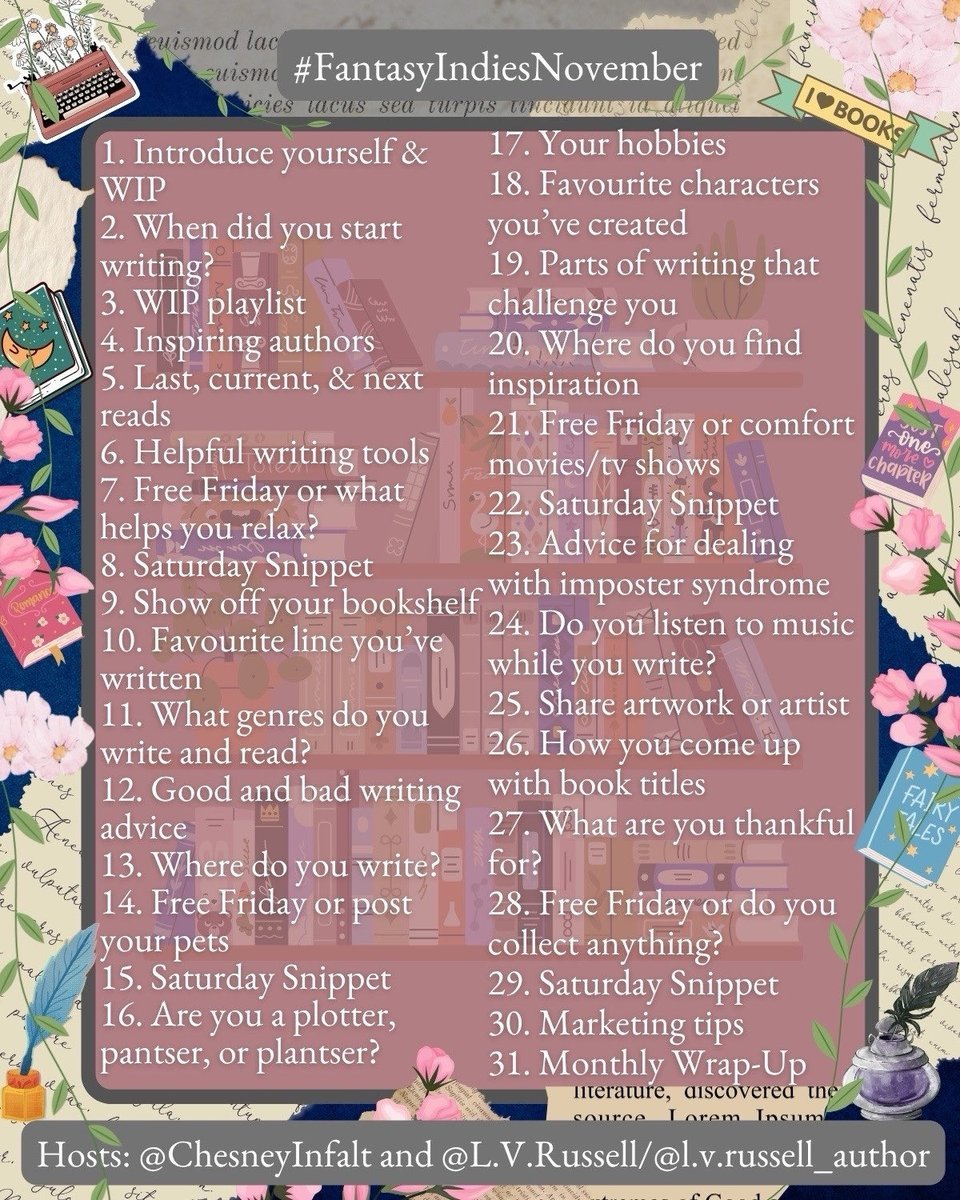 windjacker's tweet image. Going in a bit late, so here&apos;s 1+2. 

Hi, I&apos;m Jani! I write fantasy and occasionally dip into sci-fi. My debut WIP is an epic fantasy about a thief who steals an ancient memory.

I&apos;ve been writing steadily for the past 5 years. #FantasyIndiesNovember