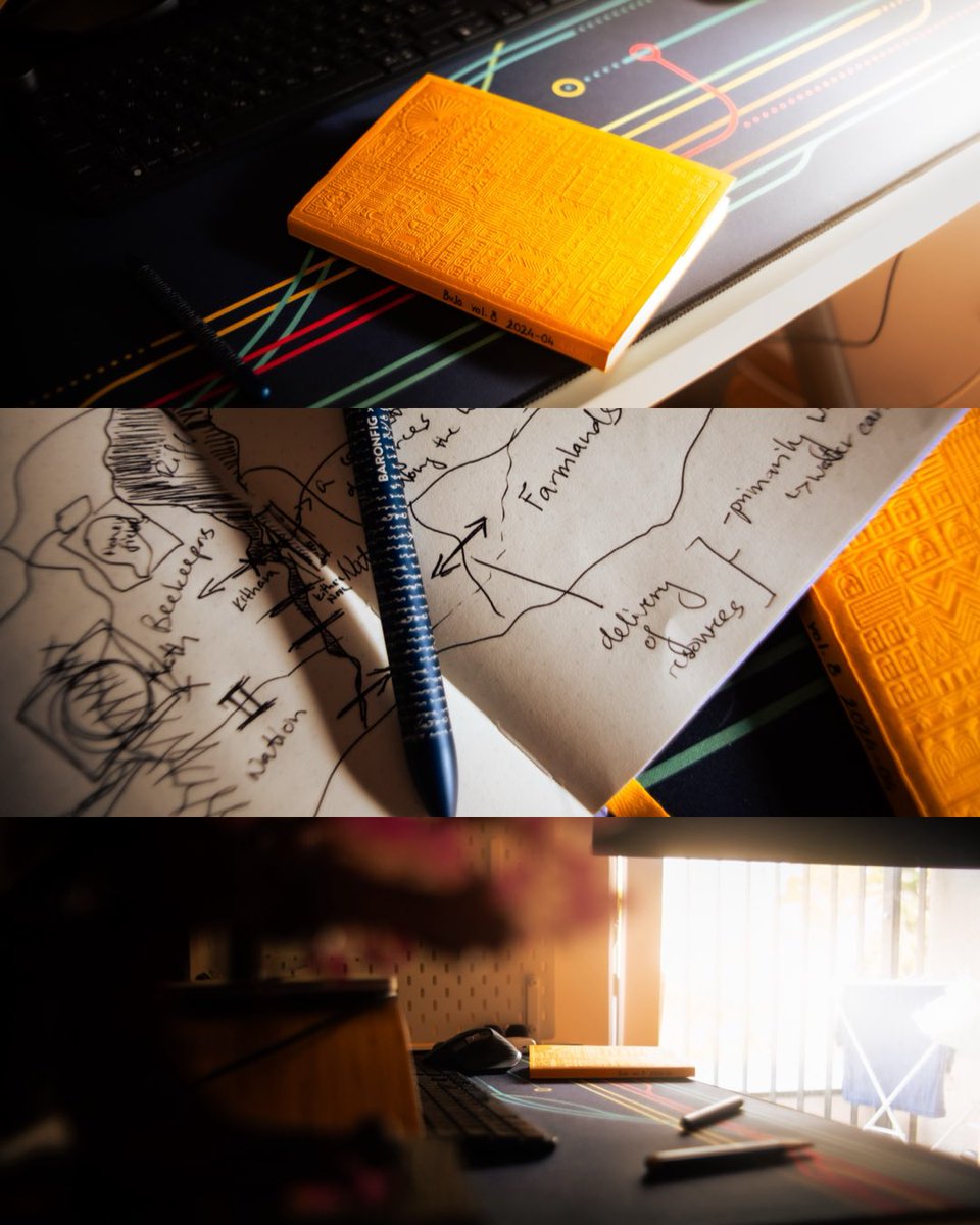 windjacker's tweet image. Going in a bit late, so here&apos;s 1+2. 

Hi, I&apos;m Jani! I write fantasy and occasionally dip into sci-fi. My debut WIP is an epic fantasy about a thief who steals an ancient memory.

I&apos;ve been writing steadily for the past 5 years. #FantasyIndiesNovember