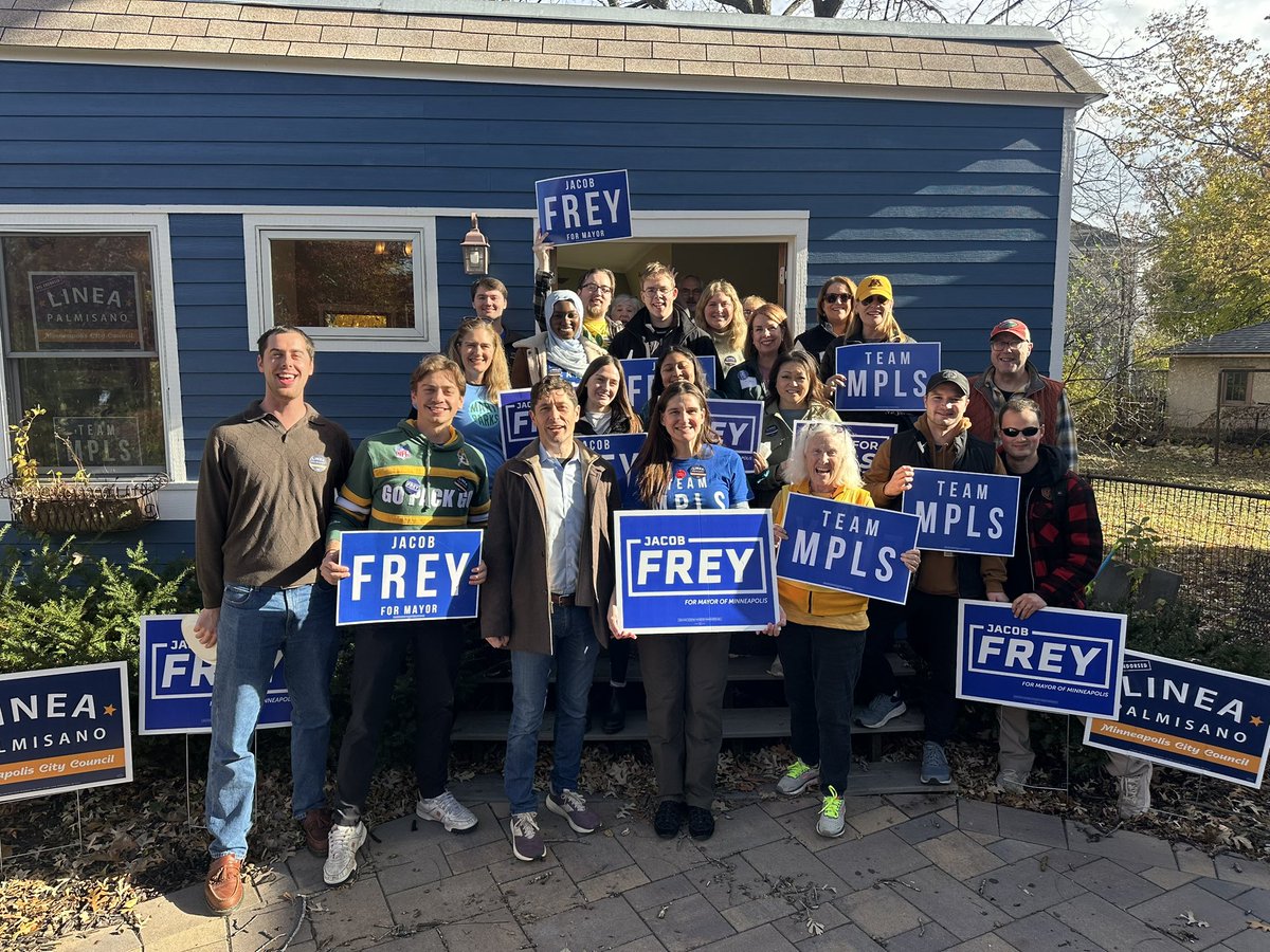 Door knock kickoff #3 today! This time in SW Minneapolis. 

We are going to win this on Tuesday! Let’s finish strong!