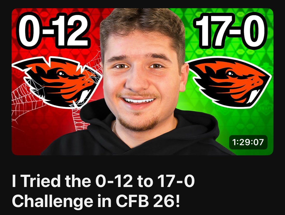 in the new era of college football, i tried to do the impossible - can you go from 0-12 to 17-0?