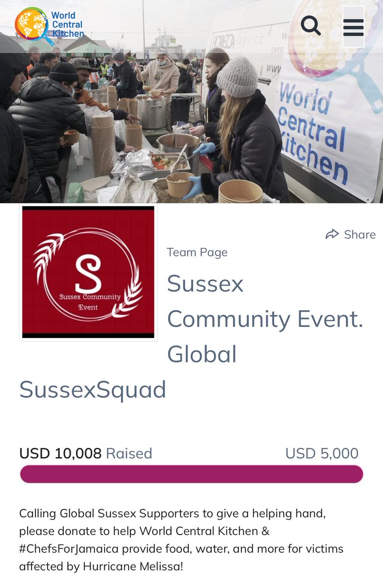 ZandiSussex's tweet photo. WOW … over $10,000 raised &amp; I’m so proud of us!🥳💃🏻👏 Thank you to everyone who’s already donated to support Jamaicans impacted by Hurricane Melissa. If you haven’t yet had the chance here’s the link 👉 https://t.co/FxRytAiIuu

#ShowUpDoGood 
#ChefsForJamaica 
#WCK https://t.co/PoJAd8nq3H