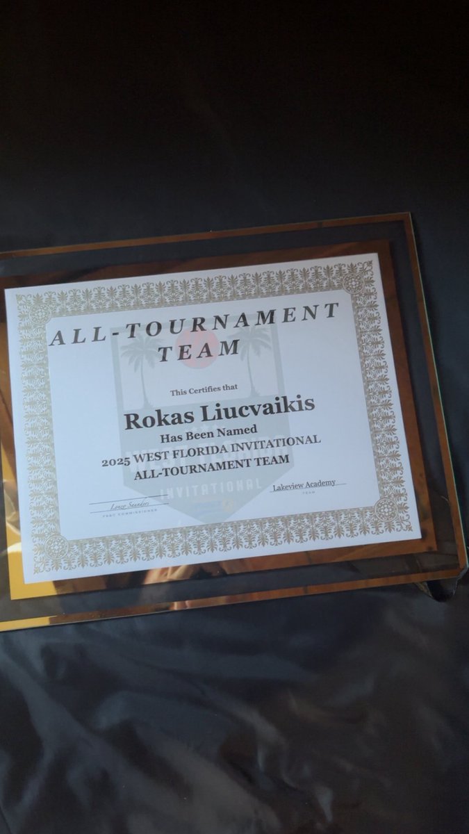 Blessed to be selected into the West Florida Invitational All-Tournament Team, 
shoutout to my teammates that keep pushing me forward on this journey! <a href="/LBABball/">Lakeview Basketball Academy</a> <a href="/CoachLeichner/">Douglas Leichner</a> <a href="/CoachJCurran/">Jack Curran</a> <a href="/RodneyJ69596058/">Rodney Jackson</a> 
#Blessed #NotSatisfied