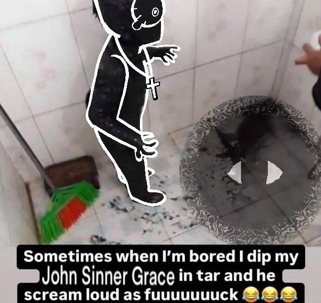 queertana's tweet image. just accidentally drowned in tar while crouching #graceroblox #robloxgrace