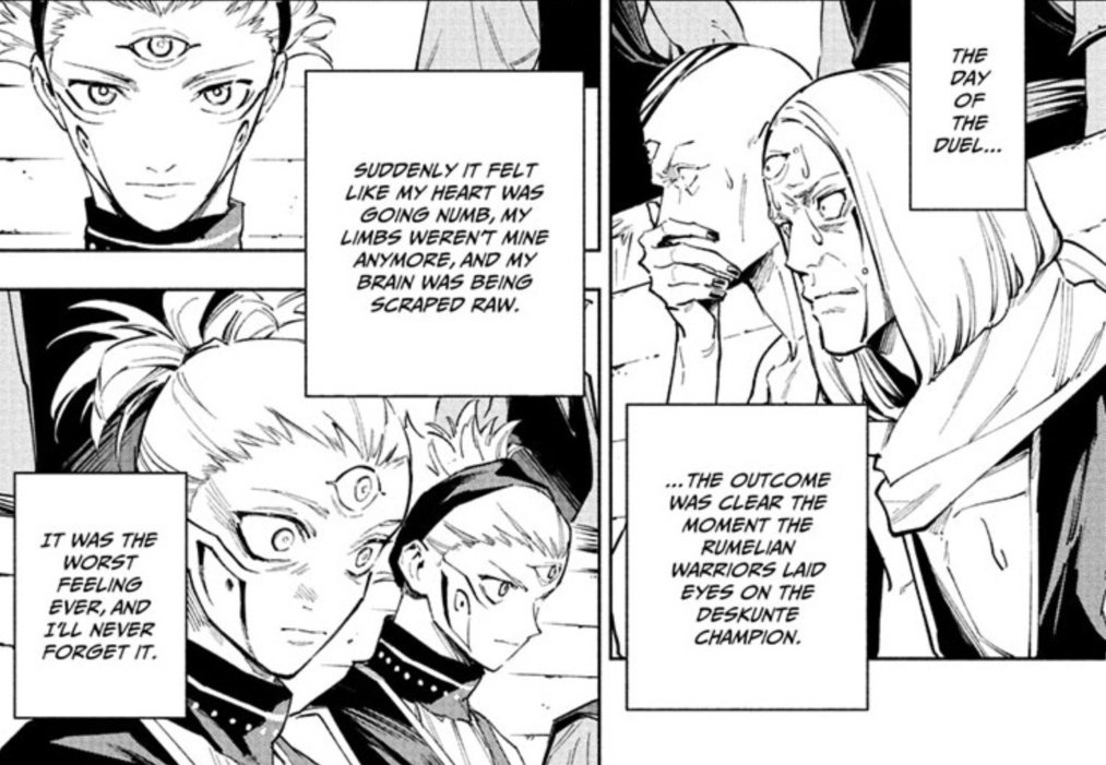 amdeadinsyd's tweet image. Maru being the only one to keep a straight face when they saw Dabura, and also attempting to launch himself at Dabura... In the last chapter he was also the first to attack Dura. That boy crazy as hell. #jjkmodulo