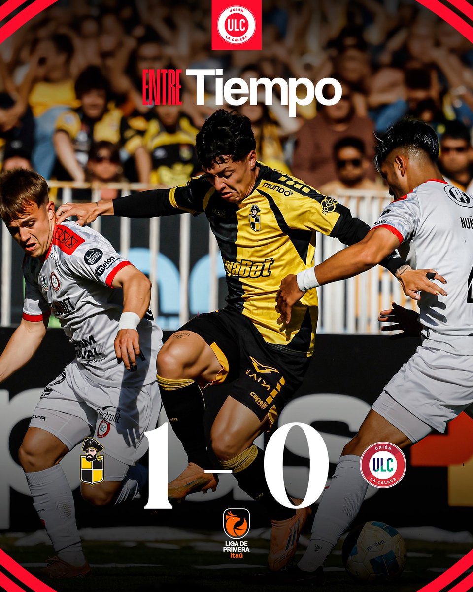 45’ | ⏱️ 𝐅𝐢𝐧 𝐝𝐞𝐥 𝐩𝐫𝐢𝐦𝐞𝐫 𝐭𝐢𝐞𝐦𝐩𝐨

Coquimbo Unido 1️⃣ - 0️⃣ Unión La Calera

🔴⚪️

📸 Andres Piña / Photosport