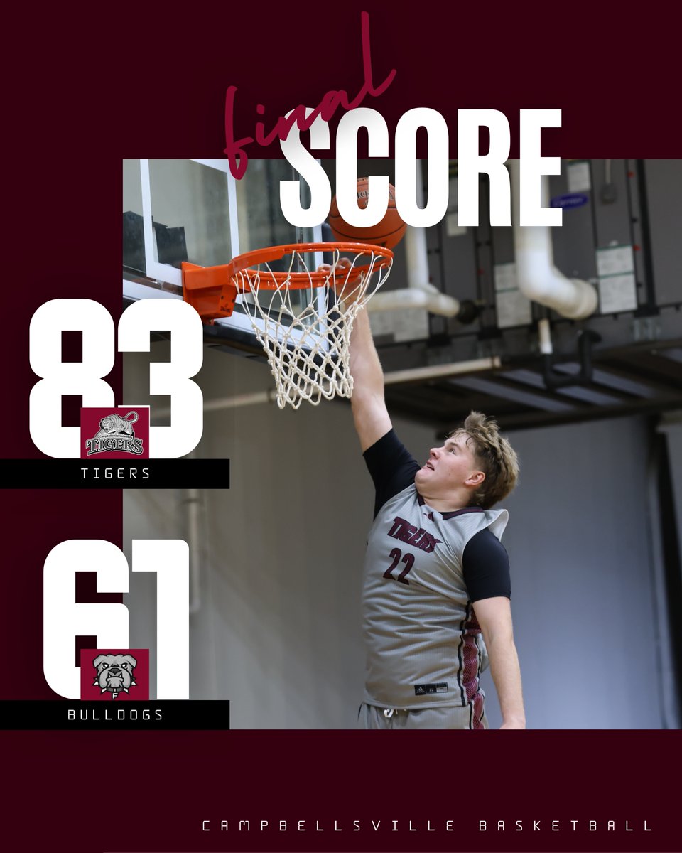 FINAL | Campbellsville takes the victory over the Fisk Bulldogs!

#️⃣ #TigerUp