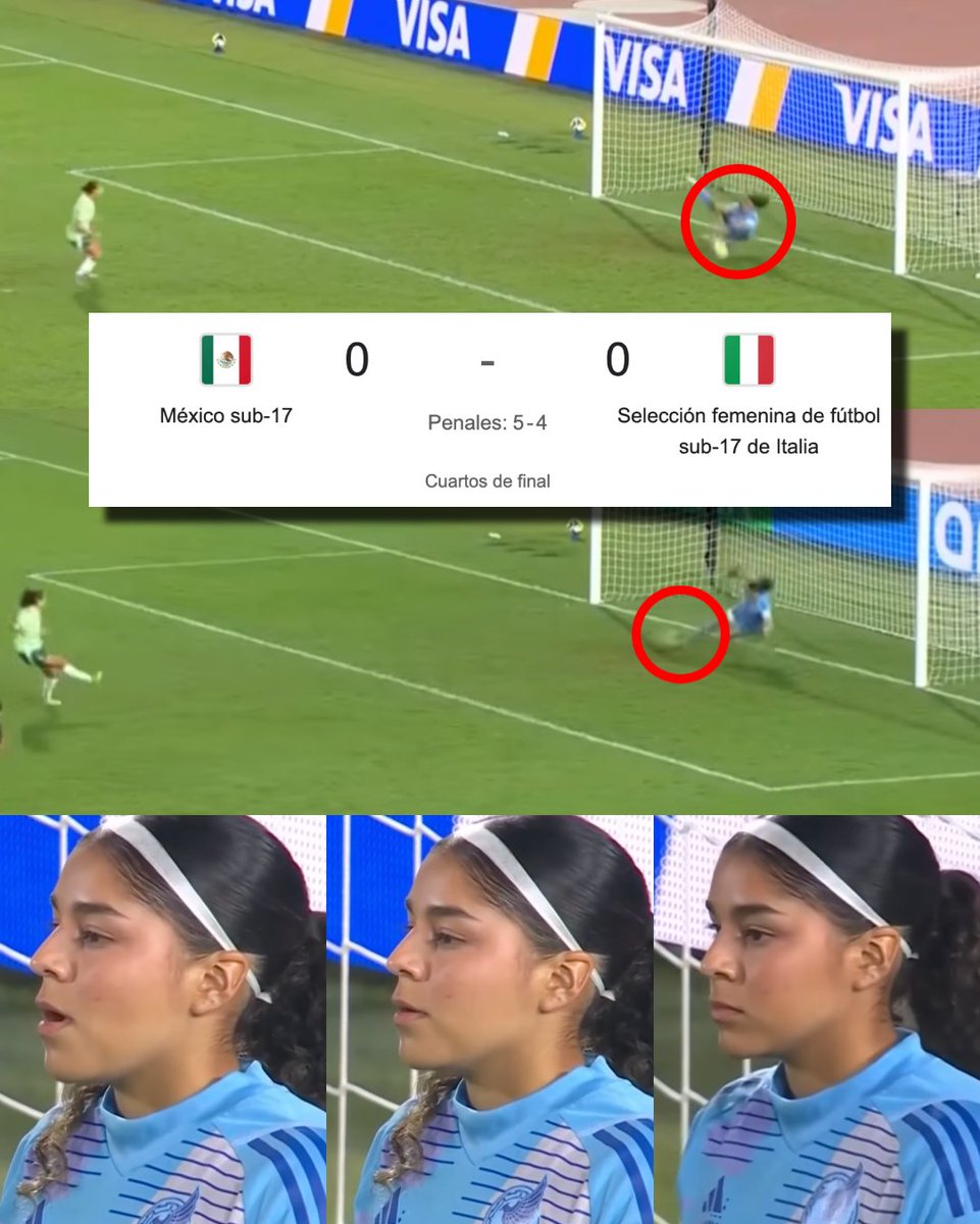 ¡¡MÉXICO ESTÁ EN LAS SEMIFINALES DEL MUNDIAL FEMENINO U17!! Qué hermosa noticia. La Selección Femenil de México U17 se clasificó a las SEMIFINALES del Mundial Juvenil luego de superar a Italia en la tanda de penales. Lo de la portera Valentina Murrieta fue INMENSO. La guardameta