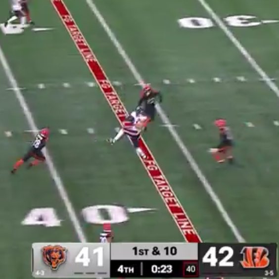 30GotNext's tweet image. Surely the Bengals dbs make the tackle right!?
