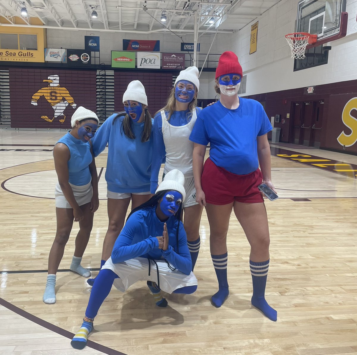 We had our Halloween costume practice today featuring Mount Rushmore, The Lorax/Once-ler, Shrek &amp; his children, and the Smurfs. 

Best Costume: Mount Rushmore 🗿
Best Performance: The Smurfs 🔵
Honorable Mention: Sayuri’s Shrek performance 😂