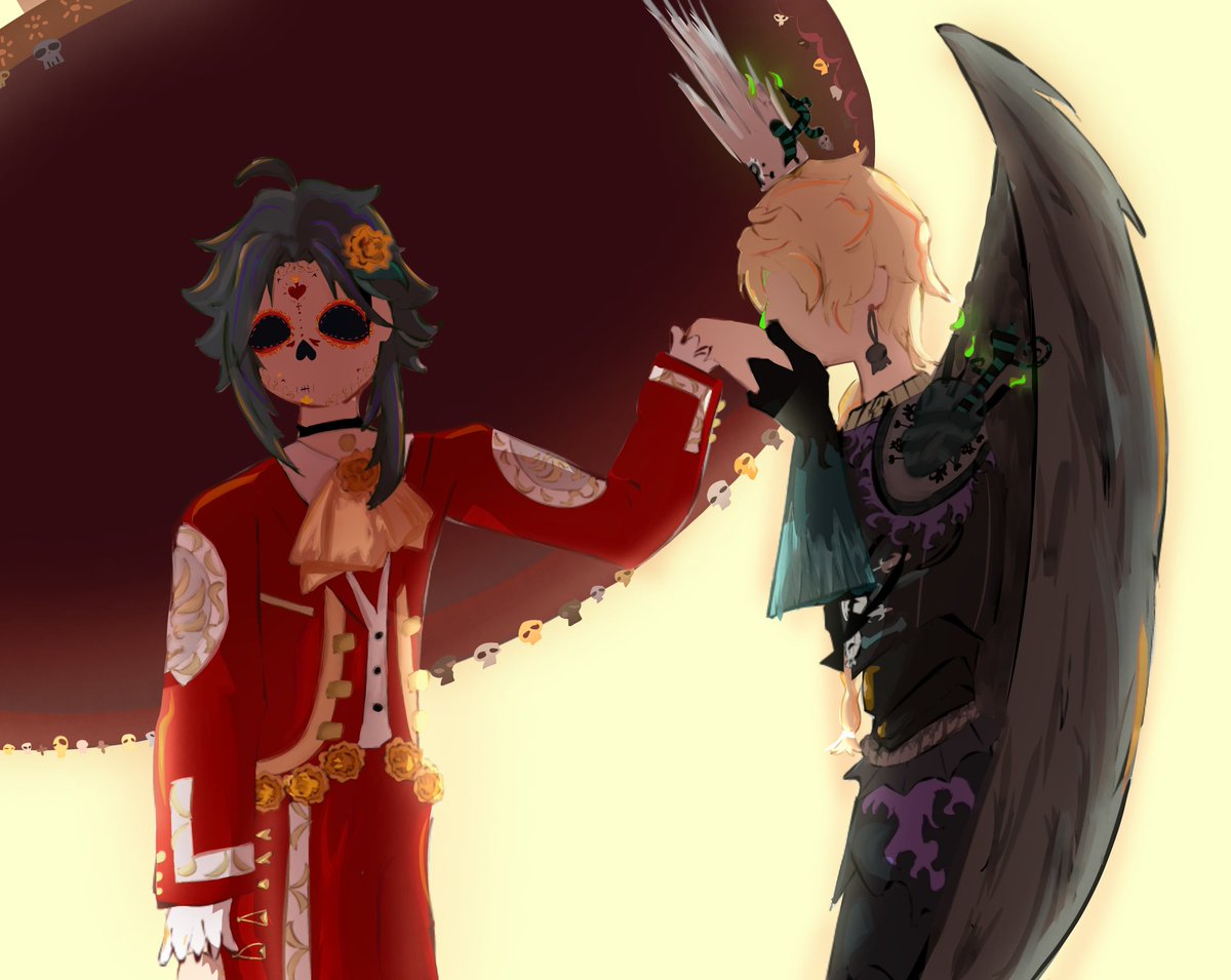 Aleexeeiiw's tweet image. Hai chat... gulp... 
⋆𐙚₊˚⊹♡ || #XiaoAether
#aexiao #xiaoether #空魈