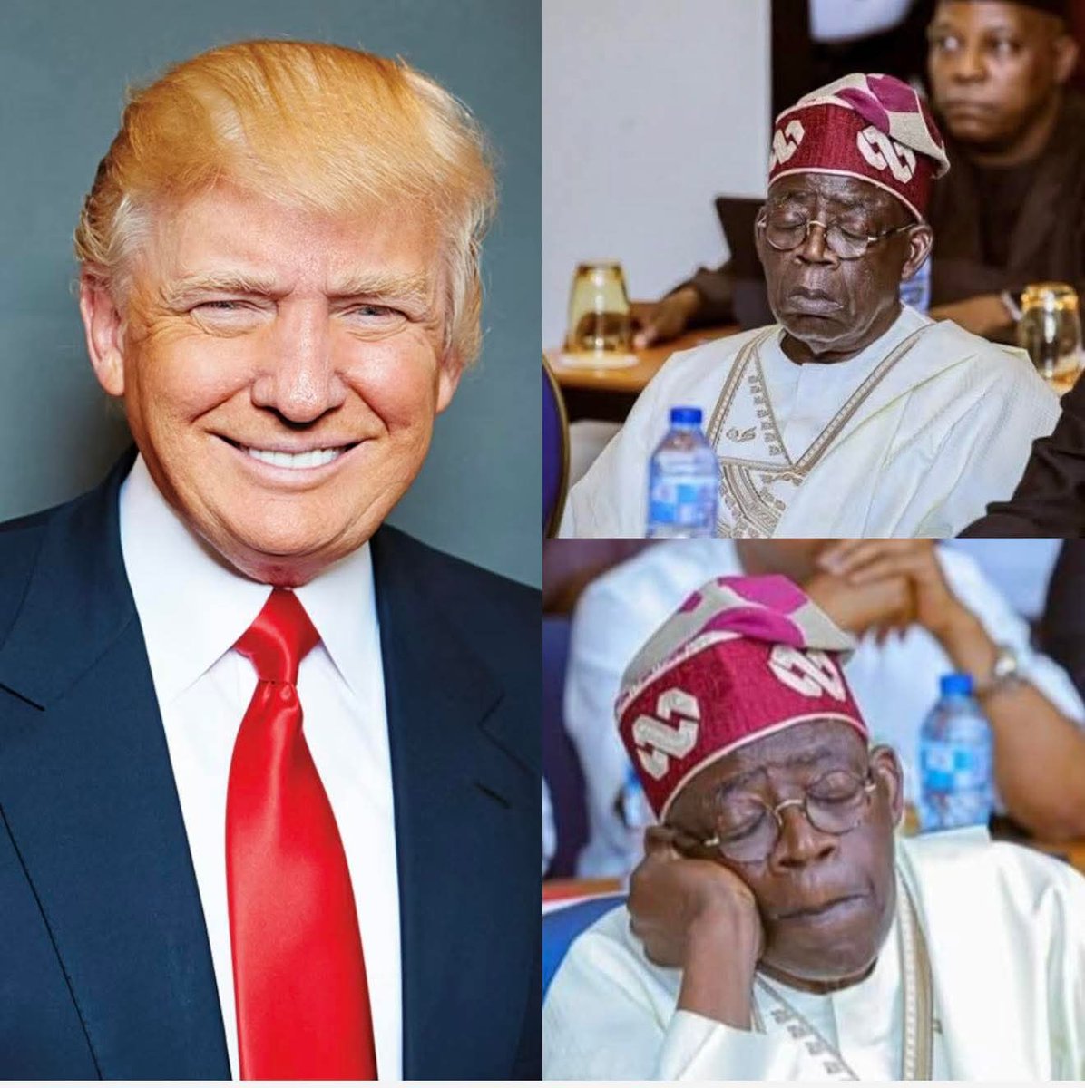 vdmempire's tweet image. Breaking News 🚨🚨🚨🚨

It is now CONFIRMED, Tinubu will be meeting Trump for the FIRST TIME this week to discuss the situation of Nigeria .  Trump won’t come to Nigeria so he will be flying to America to meet him . 

You know the Good thing about this ? The government will now…