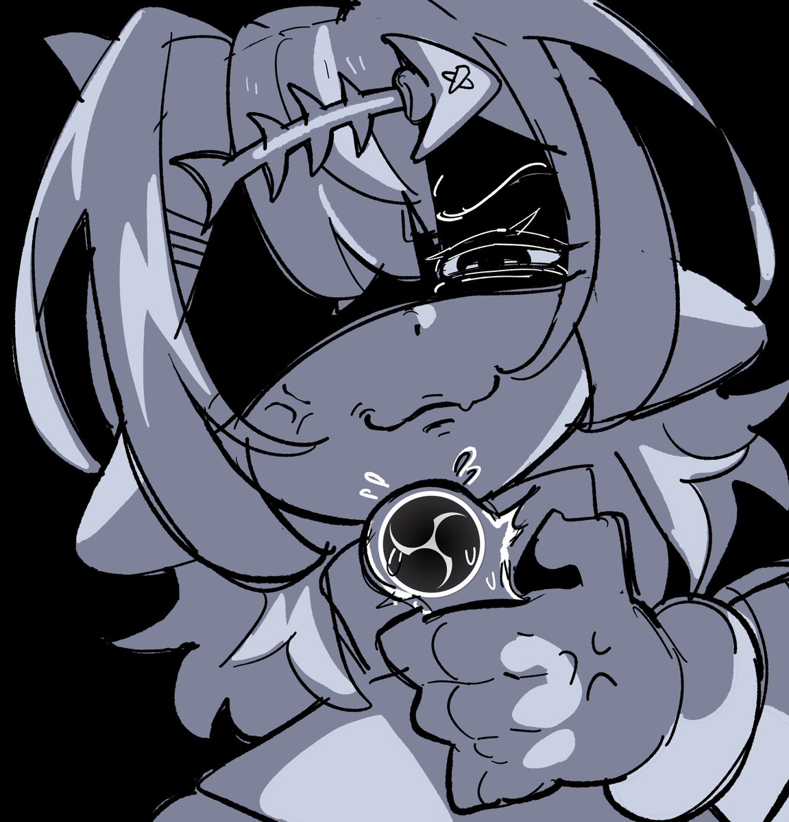 churirubyVT's tweet image. God, I absolutely adore when I’m having a good stream and OBS just decides to nuke my connection for fun. 
Like yes, ruin everything I worked for, I love that, you little gremlin of a program. &amp;lt;33