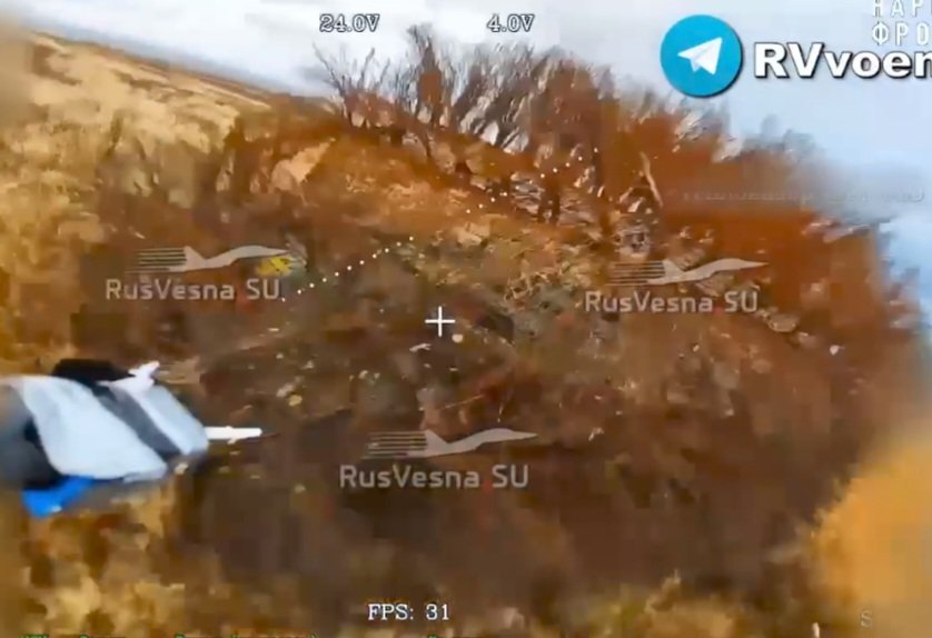 Archer83Able's tweet image. Russian fiber-optic FPV drones target Ukrainian vehicles equipped with hedgehog-style improvised armor in the Kupyansk direction.