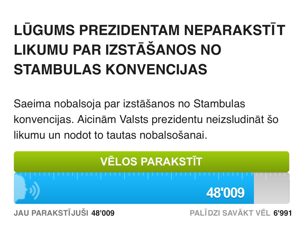 IngaSPR's tweet image. Šis nav tikai par opozīciju, šis ir arī par pozīciju, par visu Saeimu, valdību. Sabiedrības aktīva iesaiste nozīmē, ka kuģis netiek stūrēts vai tiek stūrēts nepareizā virzienā. Neieteiktu ne vienām, ne otrām partijām PAR vai PRET konvenciju tulkot kā atbalstu partijai, pāragri.