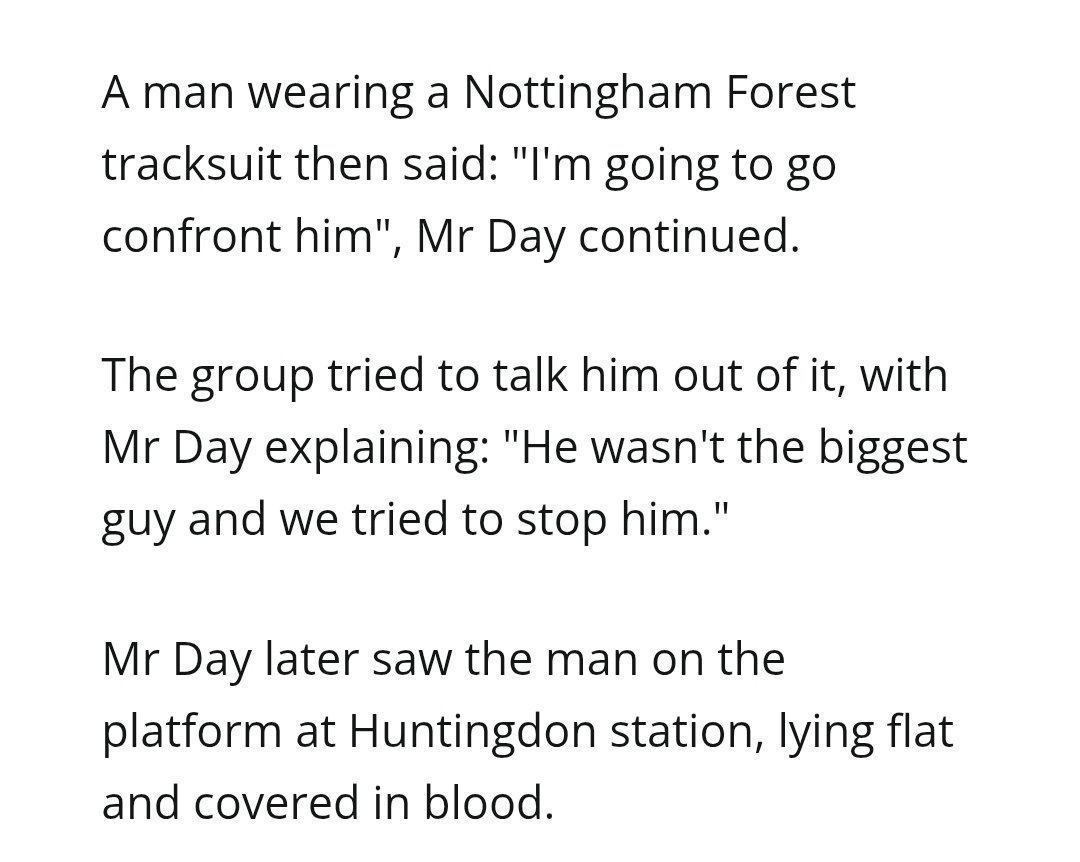 PaigeGCMG's tweet image. This lad &amp;amp; the elderly gentleman who stood between a young lass &amp;amp; the terrorist pos

This is the bravery I hope I&apos;d have in the same position. 

English Kings the pair of them 🫡👑
#Huntingdon
#Cambridgeshire 
#Heros
#Terrorists