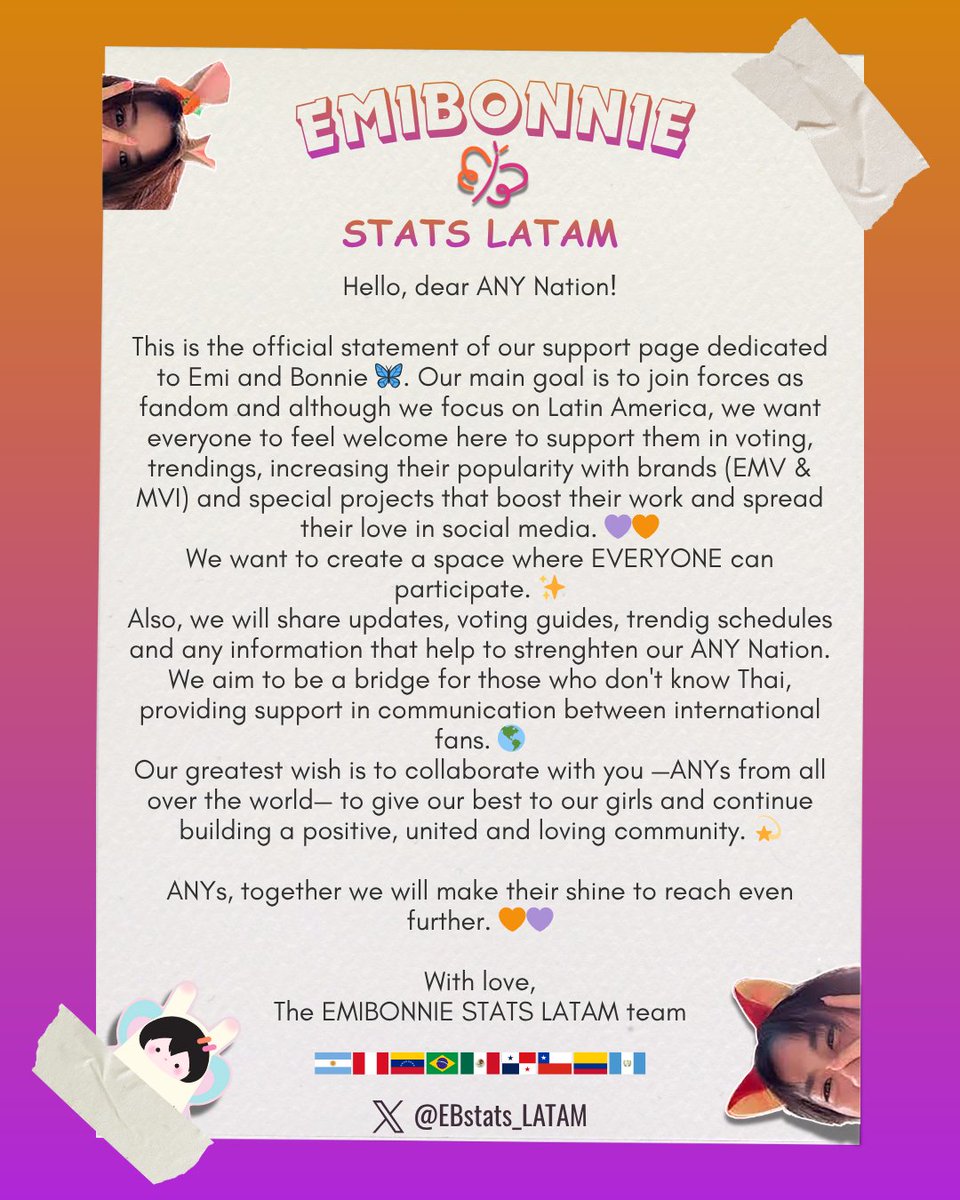 EMIBONNIE STATS LATAM tweet media