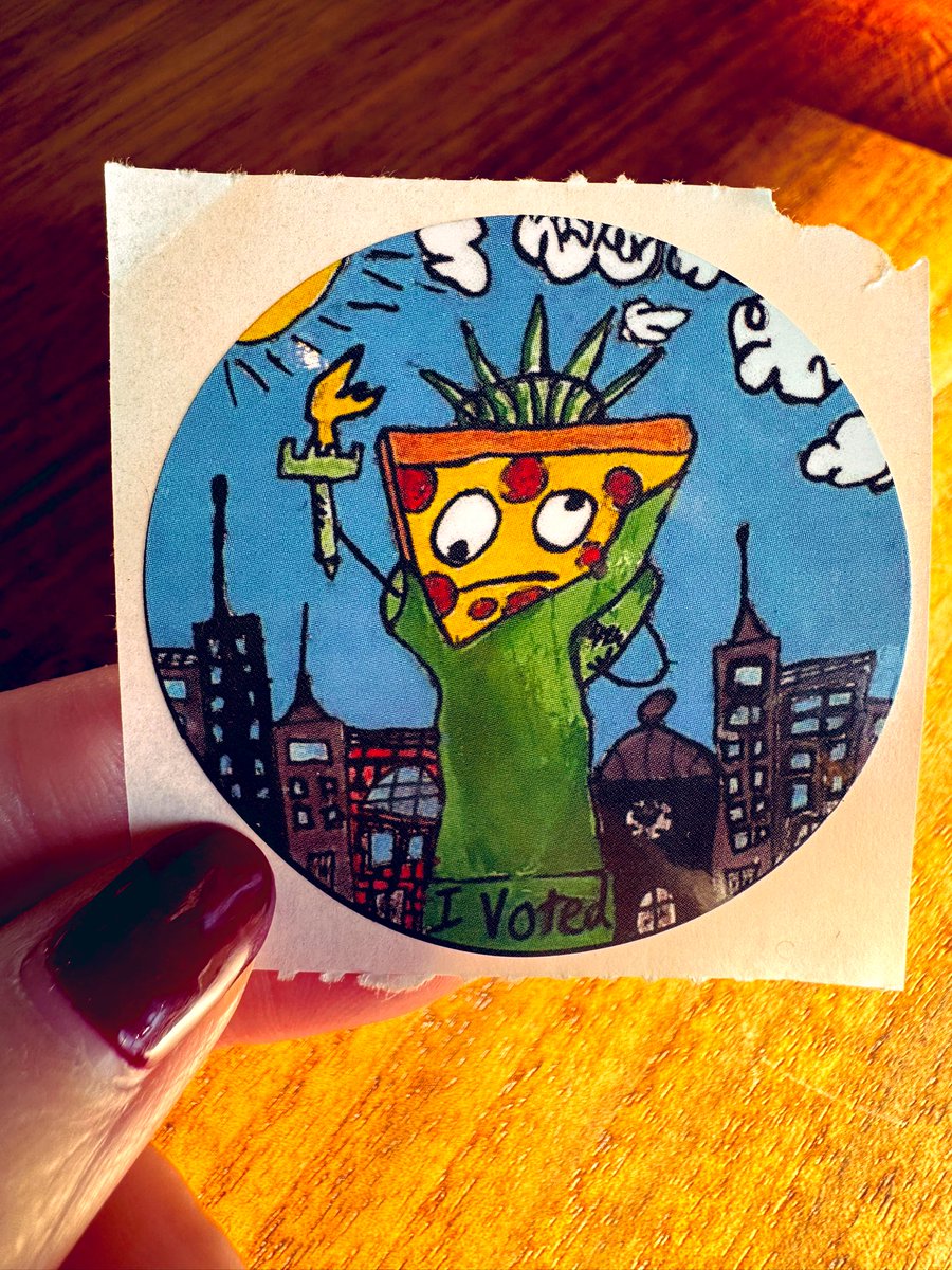 Ulster county has the best “I voted” stickers! 

PSA: Today is the last day for early voting