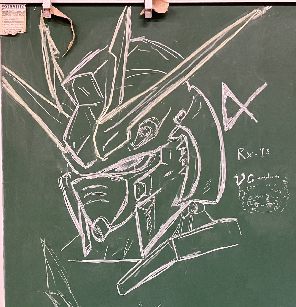 AliCore4's tweet image. vandalizing my schools chalkboard