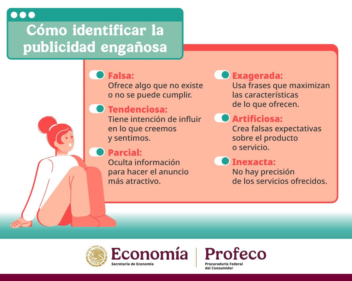 “Óptimo desempeño”, “acción profunda” y “las personas que han utilizado este producto han recuperado su confianza” son ejemplos de publicidad engañosa que nuestros #EstudiosDeCalidad han detectado en el mercado este año.

Identifíquenla al hacer sus compras y recuerden que su
