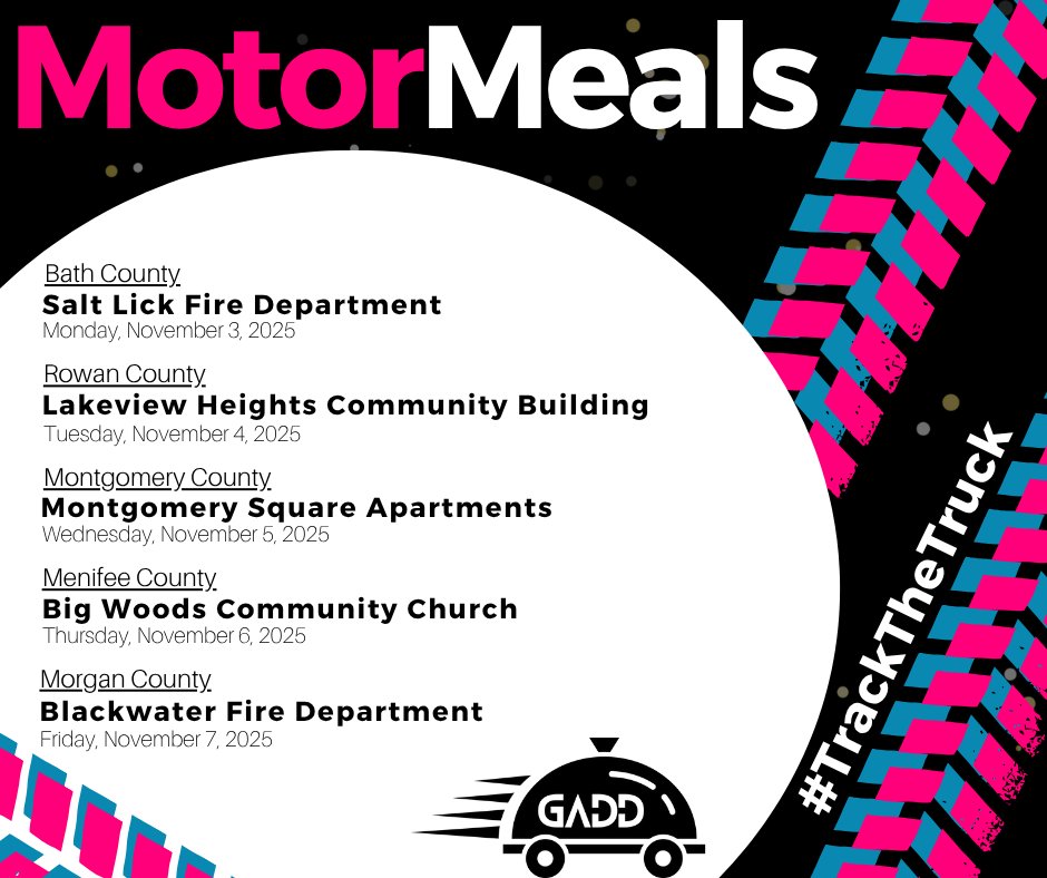 As we celebrate November and the season of gratitude, we’re extra thankful for the support that keeps our #MotorMeals program rolling! 🚗🍂 

Throughout November, let’s keep the wheels turning and share the joy of giving together.💛 #TrackTheTruck