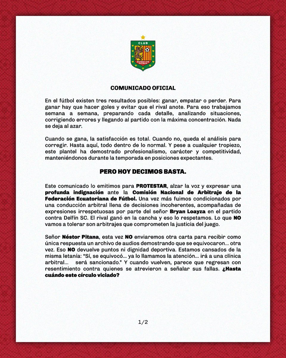 Club Deportivo Cuenca tweet media
