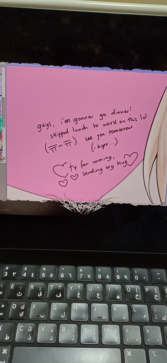 NutsukeChan's tweet photo. TQ FOR THE STREAM @mazamuno!! 💖 ✨
It was so fun watching you work!! ദ്ദി ˉ͈̀꒳ˉ͈́ )✧ can't wait to see it finished!!! ✨💖✨💖 https://t.co/h1sDcxekQw