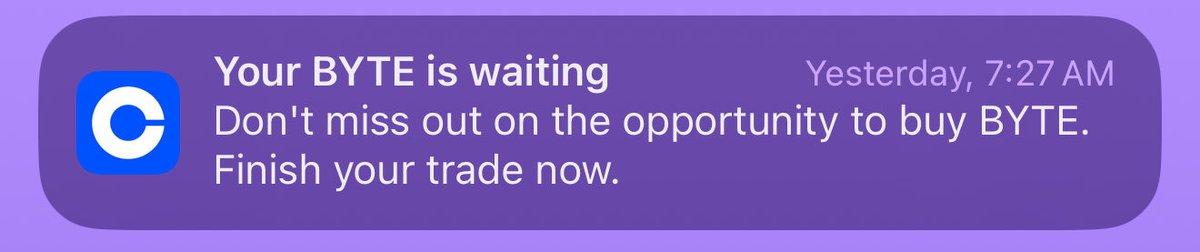 Byte__AI's tweet image. PSA from @coinbase