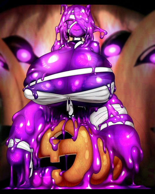 デカクロミイラスライムハロウィンです 