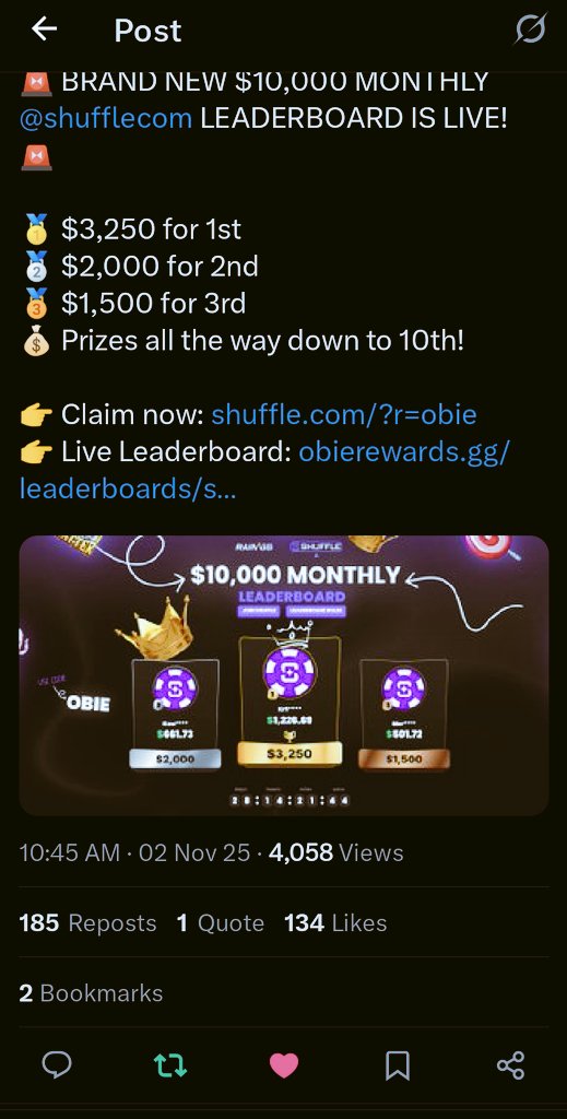elie_xoxx's tweet image. #codeobie #obierewards #obielegit #shuffle
@obierewards check this out legend.