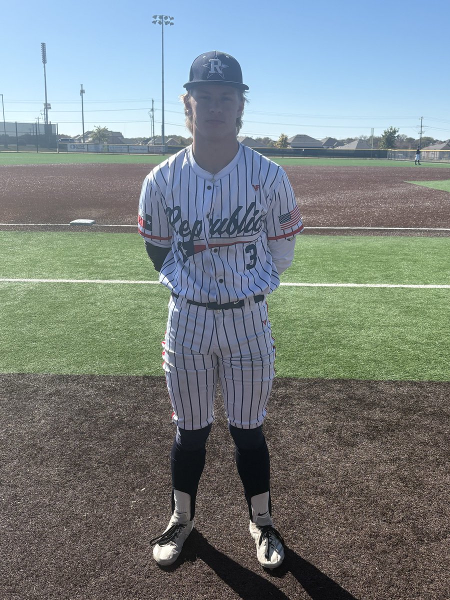 F: <a href="/TRB2023/">Texas Republic Baseball-Derner</a> Derner 5, Wow Factor Texas White 4
PoG: <a href="/KoleDailey/">Kole Dailey</a> 2-2, 2B, 2 RBI