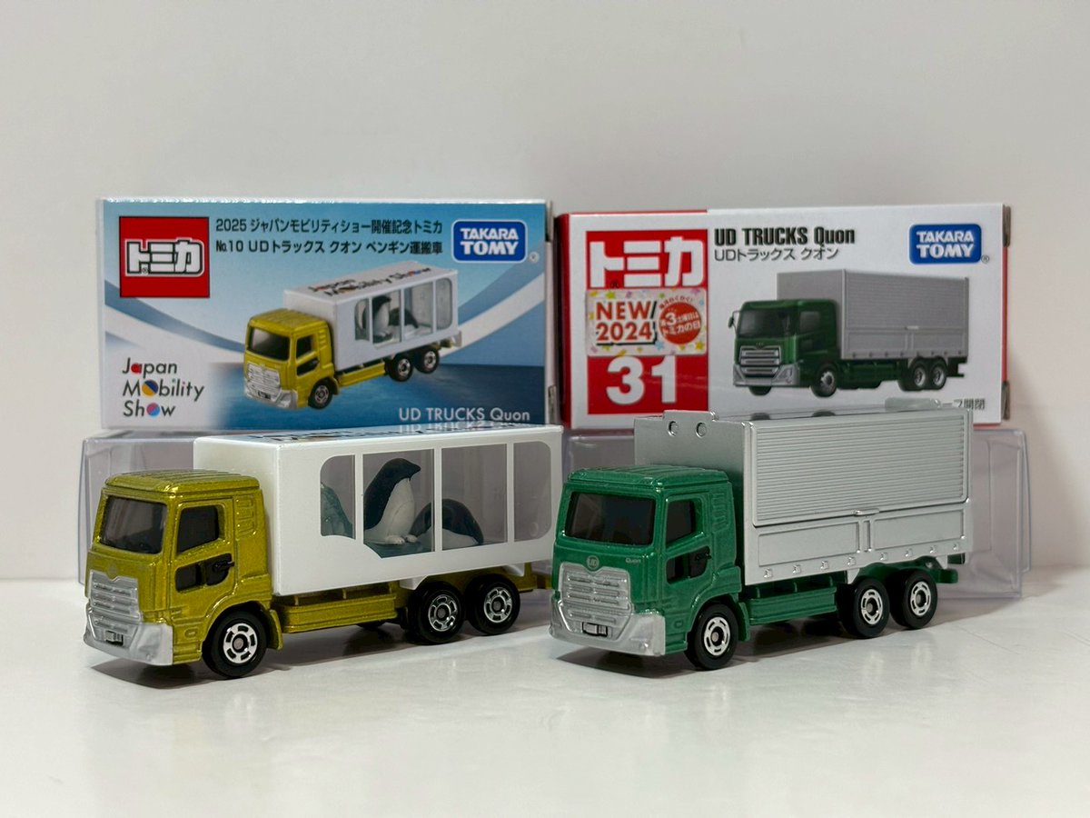 ジャパンモビリティショー 2025トミカ UDトラックス クオン ペンギン 3台 JapanMoblityShow #JMS2025 #ジャパンモビリティーショー2025 #トミカ