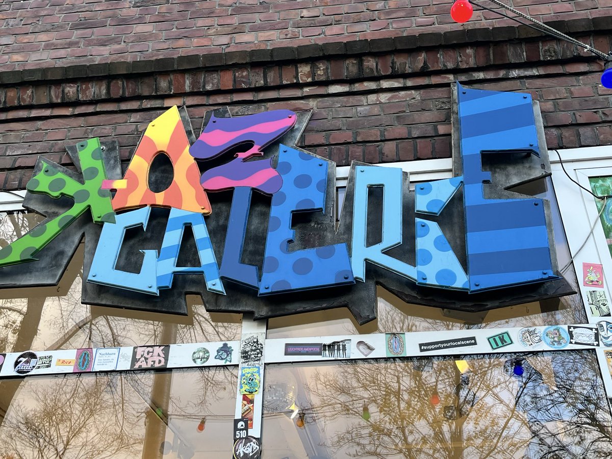 type_alchemy's tweet image. I discovered a new art gallery today. The typography fits its name — Kaos Gallery.😁